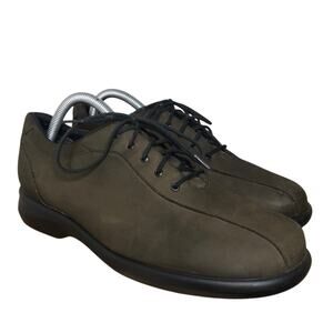 Murno American Olive Lace-Up Shoes size 9M 7Z055 Casual Comfort Suede Low Top